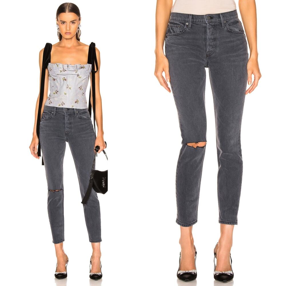 Grlfrnd Karolina High-Rise Skinny Jean Size 26 Future Forever Made In Usa
